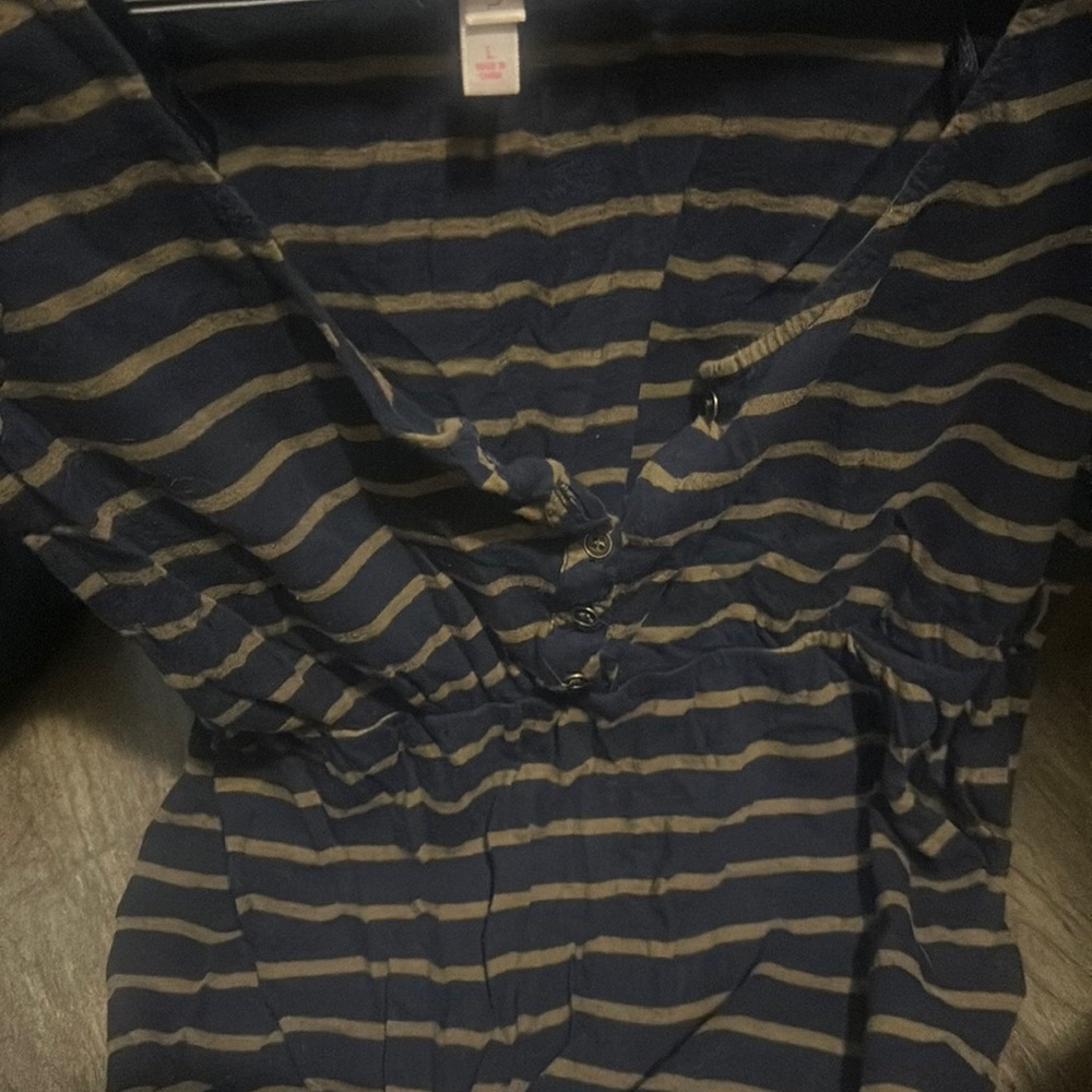 Large chili ration baby blue and green dress can also be worn as a shirt